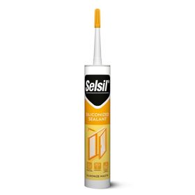 Selsil 3019 500 gr Kahverengi Silikonize Akrilik Mastik