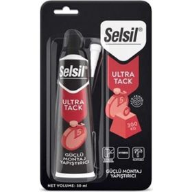 Selsil 3104 Beyaz Ultra Tack 60 ml Hibrit Güçlü Yapıştırıcı