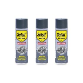 Selsil 3x200 ml Motor Temizleme Spreyi