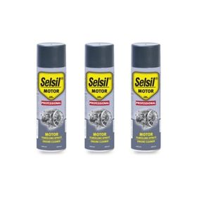 Selsil 3x200 ml Motor Temizleme Spreyi