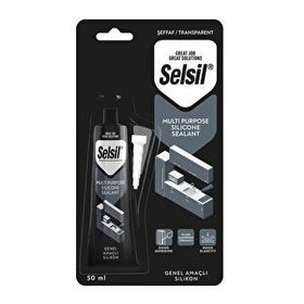 Selsil 50 ml Şeffaf Tüp Silikon