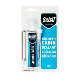 Selsil 50 ml Silikonu Şeffaf Duşakabin