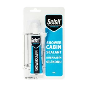 Selsil 50 ml Silikonu Şeffaf Duşakabin