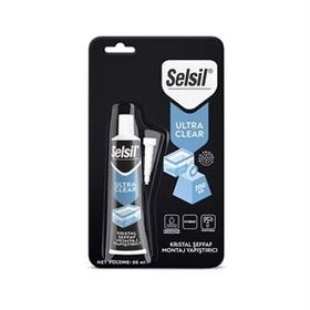 Selsil 50 ml Ultra Clear Montaj Şeffaf Yapıştırıcı