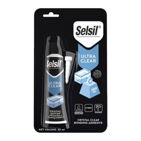 Selsil 50 ml Ultra Clear Montaj Şeffaf Yapıştırıcı