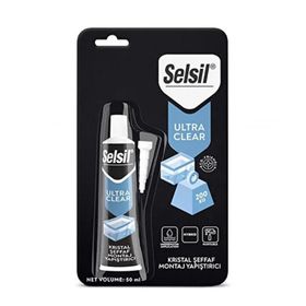Selsil 50 ml Ultra Clear Montaj Şeffaf Yapıştırıcı