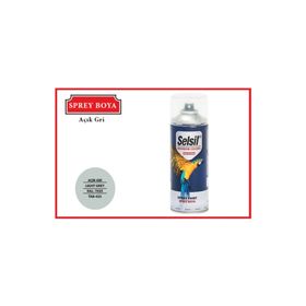 Selsil Açık Gri 400 ml Akrilik Bazlı Sprey Boya