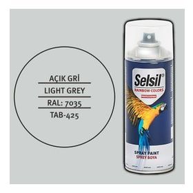 Selsil Açık Gri 400 ml Akrilik Bazlı Sprey Boya