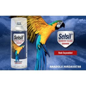 Selsil Ateş Kırmızı 400 ml Akrilik Bazlı Sprey Boya
