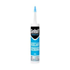 Selsil Beyaz 310 ml Duşakabin Silikonu