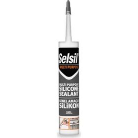 Selsil Beyaz 310 ml Duşakabin Silikonu