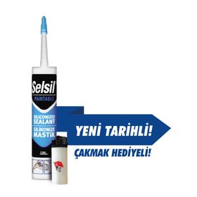 Selsil Beyaz 500 gr Silikonize Mastik