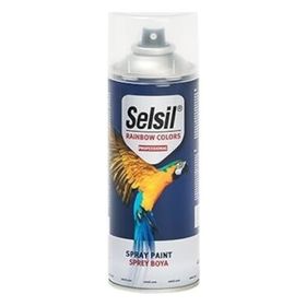 Selsil Beyaz Parlak 400 ml Akrilik Bazlı Sprey Boya