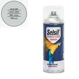 Selsil Beyaz Parlak 400 ml Akrilik Bazlı Sprey Boya