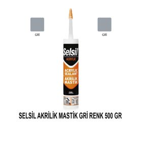 Selsil Gri 500 gr Akrilik Mastik