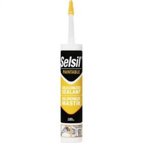 Selsil Gri 500 gr Silikonize Mastik