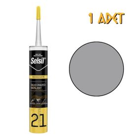 Selsil Gri 500 gr Silikonize Mastik