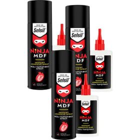 Selsil Ninja 200 ml + 50 gr 3 Adet Mdf Hızlı Yapıştırıcı