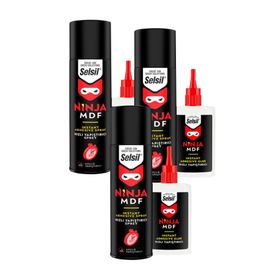 Selsil Ninja 200 ml + 50 gr 3 Adet Mdf Hızlı Yapıştırıcı