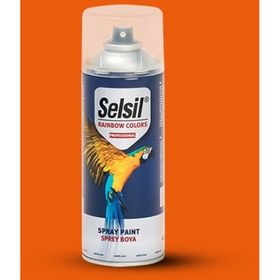 Selsil Rainbow Colors Trafik Turuncu Sprey Boya
