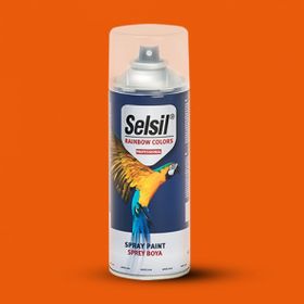 Selsil Rainbow Colors Trafik Turuncu Sprey Boya