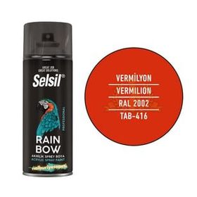 Selsil Ral2002 400 ml Kırmızı Vermilion Sprey Boya