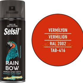 Selsil Ral2002 400 ml Kırmızı Vermilion Sprey Boya