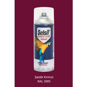 Selsil Şarabi Kırmızı 400 ml Akrilik Bazlı Sprey Boya