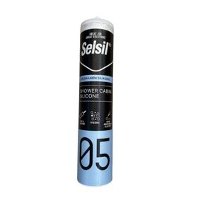 Selsil Şeffaf 280 ml Duşakabin Mutfak Banyo Silikon