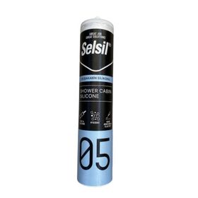 Selsil Şeffaf 280 ml Duşakabin Mutfak Banyo Silikon