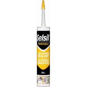 Selsil Siyah 500 gr Silikonize Mastik