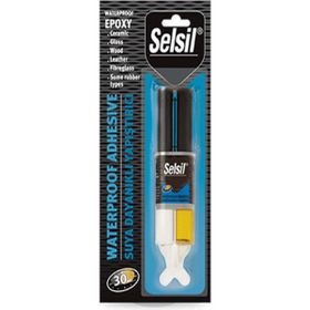 Selsil Suya Dayanıklı Epoksi Şeffaf 30 dk 28 gr Yapıştırıcı