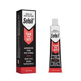 Selsil Takvegit Pvc Sert Plastik 50 gr Yapıştırıcı