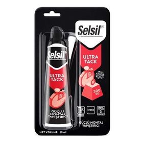 Selsil Ultra Tack Beyaz 60 ml Tüp Yapıştırıcı