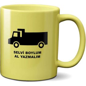 Selvi Boylum Al Yazmalım Baskılı Kupa