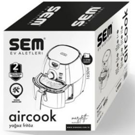 Sem Aircook SC300 5 lt Beyaz Fritöz