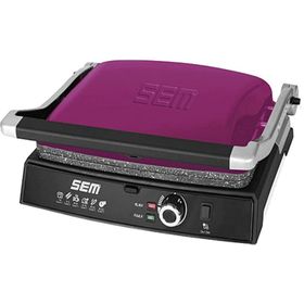 Sem SC 230 Çıtır 2000 W 6 Adet Pişirme Kapasiteli Tek Yönlü Tost Makinesi Mor