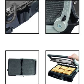 Sem SC 230 Çıtır 2000 W 6 Adet Pişirme Kapasiteli Tek Yönlü Tost Makinesi Mor