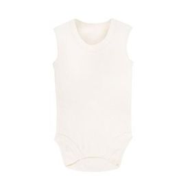 Sema Baby Beyaz 0-3 Ay Jakarlı Askılı Body