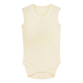 Sema Baby Krem 03 Ay Jakarlı Askılı Badi Body