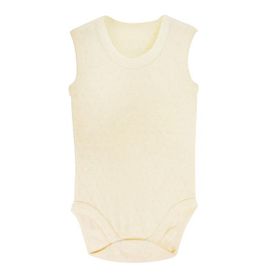 Sema Baby Krem 12 18 Ay Jakarlı Askılı Badi Body