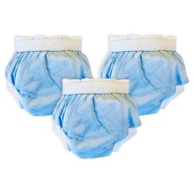 Sema Baby Lüks Mavi 10-15 kg 3'lü Alıştırma Külodu