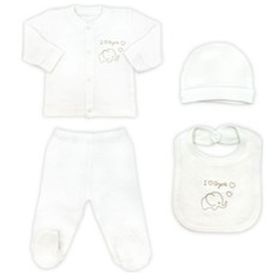 Sema Baby Organic  5 Parça Hastane Çıkışı Zıbın Seti
