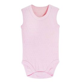 Sema Baby Pembe 9-12 Ay Jakarlı Askılı Body