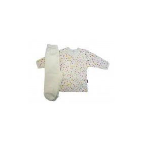 Sema Bebe Krem 0-3 Ay Bebek Pijama Takımı