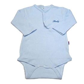 Sema Bebe Mavi Yarım Kol Kaşkorse Badi