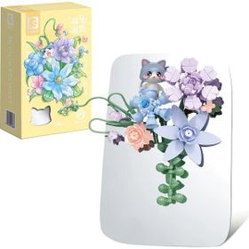 Sembo Block 611084 Cat Dream Travel Dekoratif Çiçekler