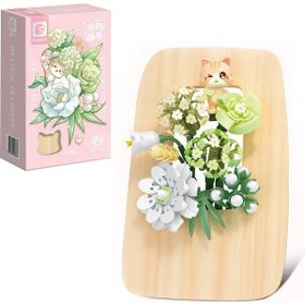 Sembo Block 611085 Chunyu Miaoxun Dekoratif Çiçekler