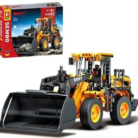 Sembo Block 712016 Sany Lisanslı Kepçe 896 Parça Yapı Blokları