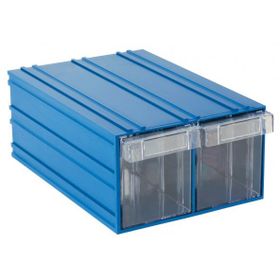 Sembol 501-2 Mavi Şeffaf Plastik Set Çekmeceli Kutu